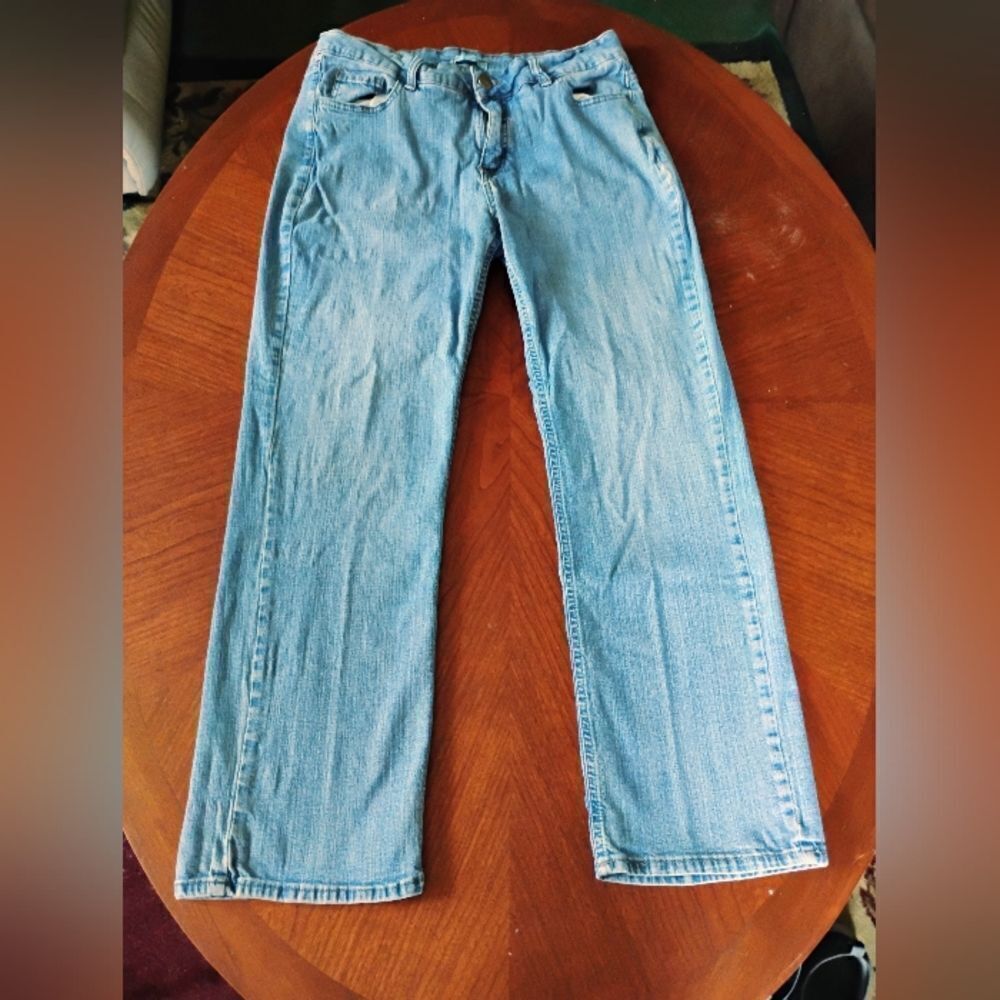 (0923) Lee Riders Midrise Straight Leg Women's Jeans Size: 16P